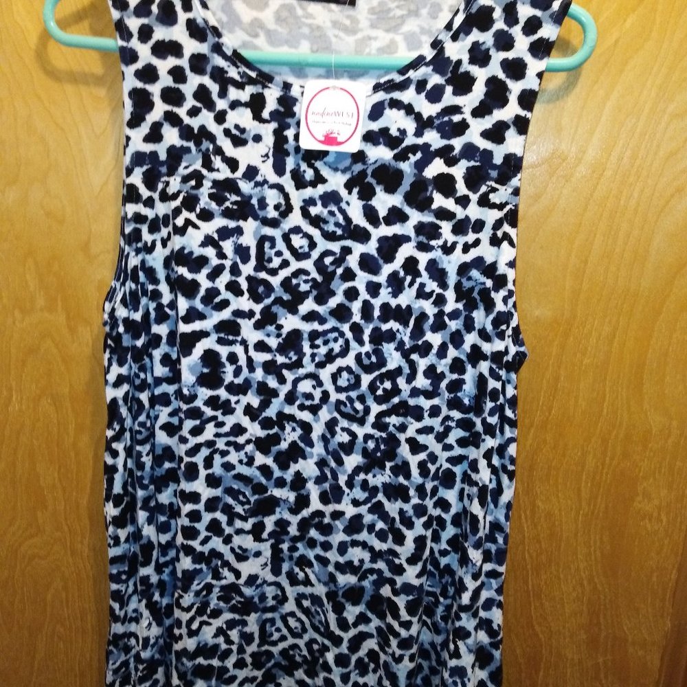Sheila Rose Snow Leopard tank top